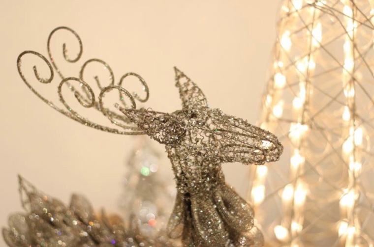 Sparkly Christmas reindeer
